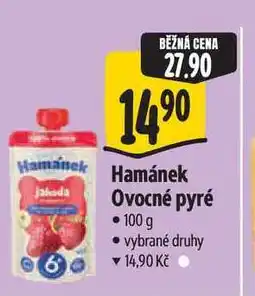 Albert Hamánek Ovocné pyré nabídka
