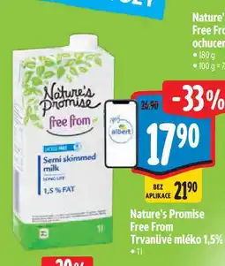Albert Nature's Promise Free From Trvanlivé mléko nabídka