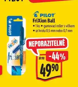 Albert Frixion Ball gumovací roller s víčkem nabídka