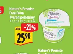 Albert Nature's Promise Free From Tvaroh polotučný nabídka