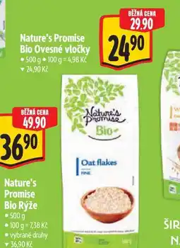 Albert Nature's Promise Bio Ovesné vločky nabídka