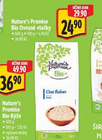 Albert Nature's Promise Bio Ovesné vločky nabídka