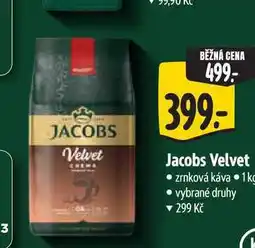 Albert Jacobs Velvet zrnková káva nabídka