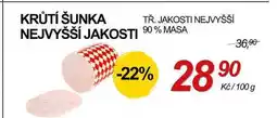 ZEMAN KRŮTÍ ŠUNKA TŘ. JAKOSTI NEJVYŠŠÍ NEJVYŠŠÍ JAKOSTI 90% MASA nabídka