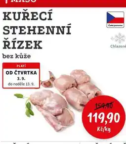 RABBIT řeznictví KUŘECÍ STEHENNÍ ŘÍZEK bez kůže nabídka