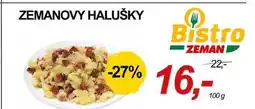 ZEMAN ZEMANOVY HALUŠKY nabídka