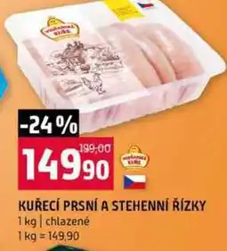 Terno KUŘECÍ PRSNÍ A STEHENNÍ ŘÍZKY 1 kg chlazené nabídka