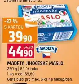 Terno MADETA JIHOČESKÉ MÁSLO 250 g 82% tuku nabídka