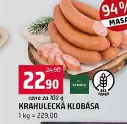 Terno KRAHULECKÁ KLOBÁSA nabídka