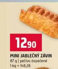 Terno MINI JABLEČNÝ ZÁVIN 87 g pečivo dopečené nabídka