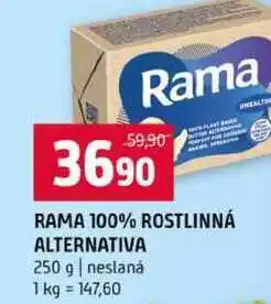 Terno RAMA 100% ROSTLINNÁ ALTERNATIVA 250 g neslaná nabídka