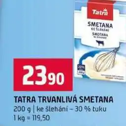 Terno TATRA TRVANLIVÁ SMETANA 200 g ke šlehání - 30% tuku nabídka