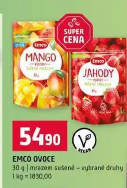Terno EMCO OVOCE 30 g mrazem sušené vybrané druhy nabídka