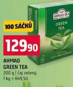 Terno AHMAD GREEN TEA 200 g čaj zelený nabídka