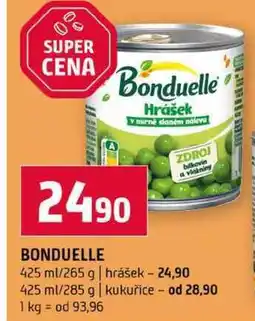 Terno BONDUELLE 425 ml 265 g hrášek nabídka