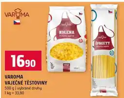 Terno VAROMA VAJEČNÉ TĚSTOVINY 500 g vybrané druhy nabídka