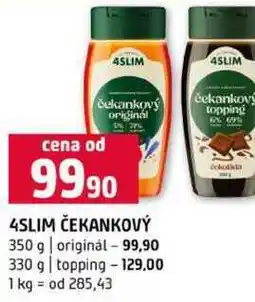 Terno 4SLIM ČEKANKOVÝ 350 g originál 330 g topping nabídka
