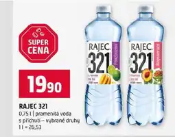 Terno RAJEC 321 0,75l pramenitá voda s příchutí vybrané druhy nabídka