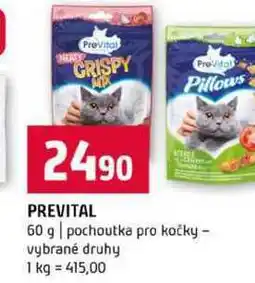 Terno PREVITAL 60 g pochoutka pro kočky vybrané druhy nabídka