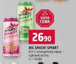 Terno BIG SHOCK! SMART 0,5l energetický nápoj vybrané druhy nabídka