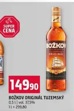 Terno BOŽKOV ORIGINÁL TUZEMSKÝ 0,5l vol. 37,5% nabídka