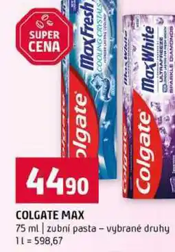 Terno COLGATE MAX 75 ml zubní pasta vybrané druhy nabídka