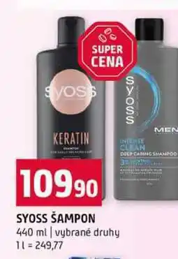 Terno SYOSS ŠAMPON 440 mi vybrané druhy nabídka