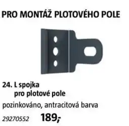 Bauhaus 24. L spojka pro plotové pole nabídka