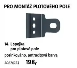 Bauhaus L spojka pro plotové pole nabídka