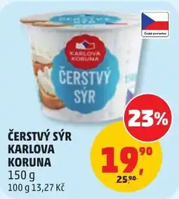 Penny Market Karlová Koruna čerstvý sýr nabídka