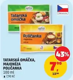 Penny Market Tatarská omáčka, majonéza poličanka nabídka