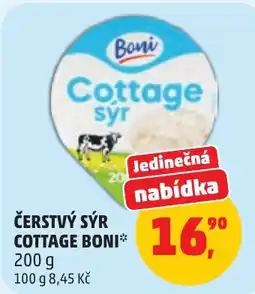 Penny Market Boni čerstvý sýr cottage nabídka