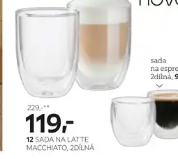 XXXLutz novel 12 sada na latte macchiato, 2dílná nabídka