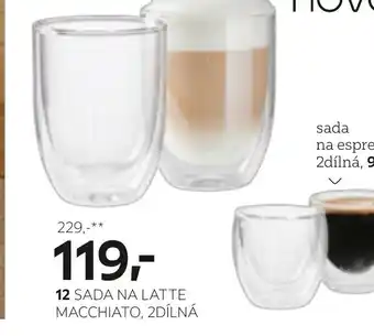 Novel 12 sada na latte macchiato, 2dílná