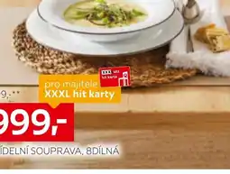XXXLutz 9 jídelní souprava, 8dílná nabídka