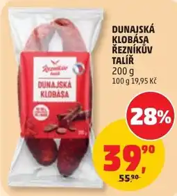 Penny Market Rovenské dunajská klobása nabídka