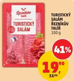 Penny Market Rezníkov Talíř turistický salám nabídka