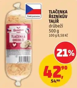 Penny Market Tlačenka řezníkův talír drůbeží nabídka