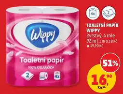 Penny Market Wippy toaletní papír nabídka