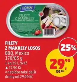 Penny Market Losos filety z makrely bbq mexico nabídka