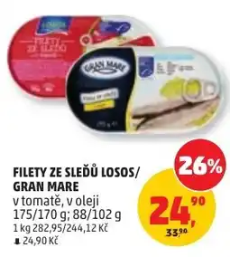 Penny Market Gran Mare filety ze sleďů losos v tomátě, v oleji nabídka