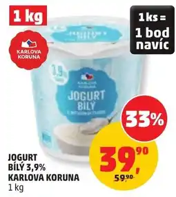 Penny Market Karlová Koruna jogurt bílý 3,9% nabídka