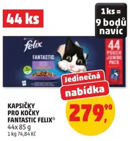 Penny Market Felix fantastic kapsičky pro kočky nabídka