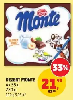 Penny Market Monte dežert nabídka