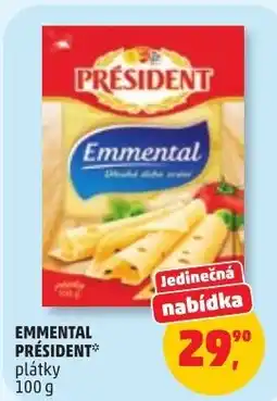 Penny Market President emmental plátky nabídka