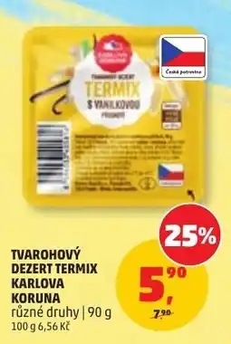 Penny Market Termix tvarohový dezert s vanilkou nabídka