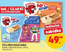 Penny Market Sýr a křup Veselá Kráva nabídka