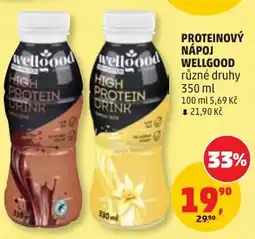 Penny Market Wellgood proteinový nápoj různé druhy nabídka