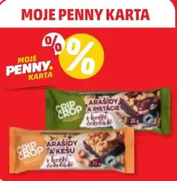 Penny Market Crip Crop arašidy a kešu s horkým čokoládovým náplním nabídka