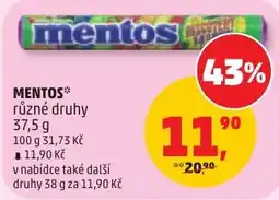 Penny Market mentos různé druhy nabídka